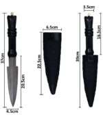 STL_DS Damascus Boot Knife3