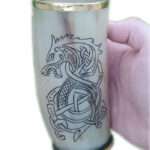 HR45 Dragon Design Horn Mug