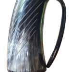 HR78 Line Design Drinking Horn Mug