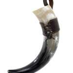 HR43 Drinking Horn with Hanging Belt