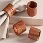 Curtain Tie in brown design