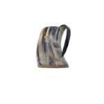 HR54 Drinking Horn Mug With Drinking Horn Glass