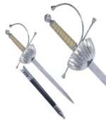 RP21 Mini Fluted Cup Hilt Rapier - Image 5