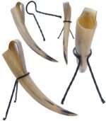HR80 Long Drinking Horn with Iron Stand - Image 6