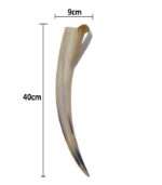 HR80 Long Drinking Horn with Iron Stand - Image 7
