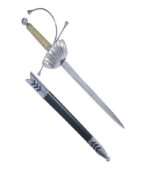 RP21 Mini Fluted Cup Hilt Rapier - Image 2