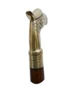 WS24 Eagle Head Brass Handle Walking Stick - Image 7