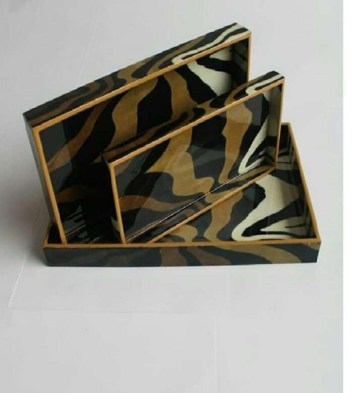 Tray Set in Multi Color - Image 1