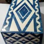 Blue Designed Jewelry Box