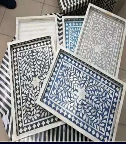 Hand Craft Designed Tray Set