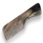 Horn Comb in Brown & Black Design