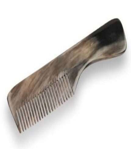 Horn Comb in Brown & Black Design