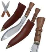 KH24 High Carbon Steel Wooden Handle Khukri - Image 6