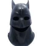 H172 Batman Leather Helmet