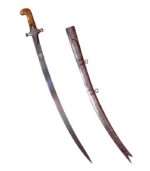 DM24 Elegant Curve Damascus Sword - Image 2