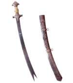 DM28 Double Tip Damascus Sword - Image 2