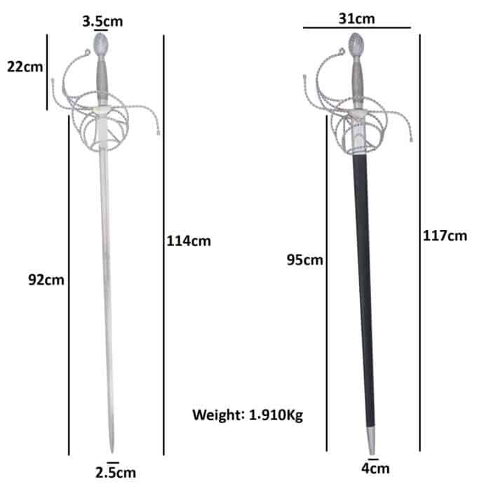 RP11 Rapier Sword - Image 8
