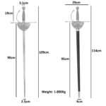 RP18 Fluted Cup Hilt Rapier - Image 8