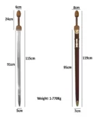 SD039A Long Roman Gladius Sword ( 36 inches blade) - Image 4
