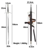 SD111 Medieval Sword (33 inches blade) - Image 5