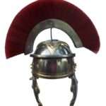 H14 Roman Helmet with Red Crest