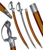 SD170 Decorative Silver Handle Sword - Image 4
