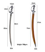 SD170 Decorative Silver Handle Sword - Image 5