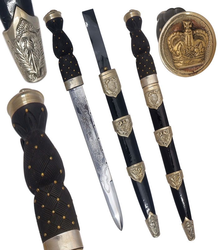 Khukriwala Dagger KH-81 HK30 Scottish Dirk - Image 4