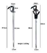 SD176 Stainless Steel Salami Dress Sword - Image 6