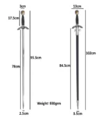 SD163 Battle Sword (33 inches blade) - Image 6