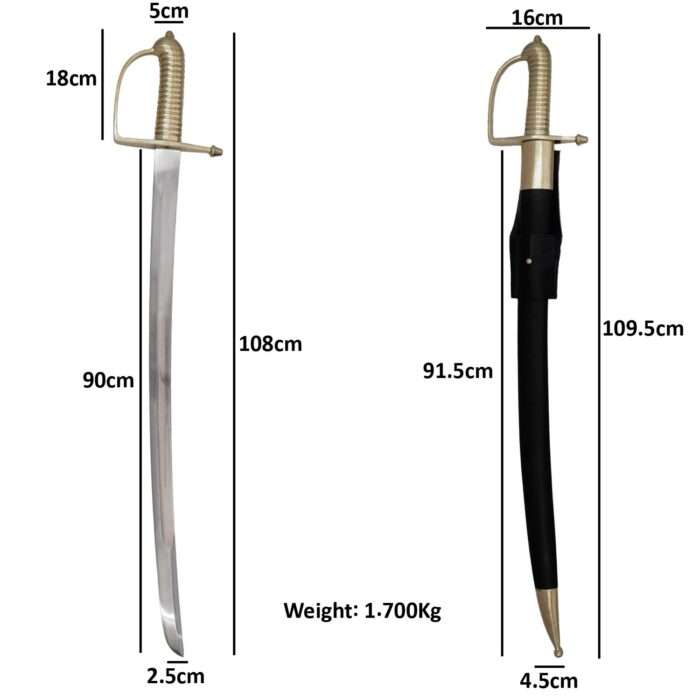 9 copy SD021 French Grenadier Infantry Sword - Image 8