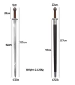 SD062 Danish Sword (36 inches blade) - Image 5
