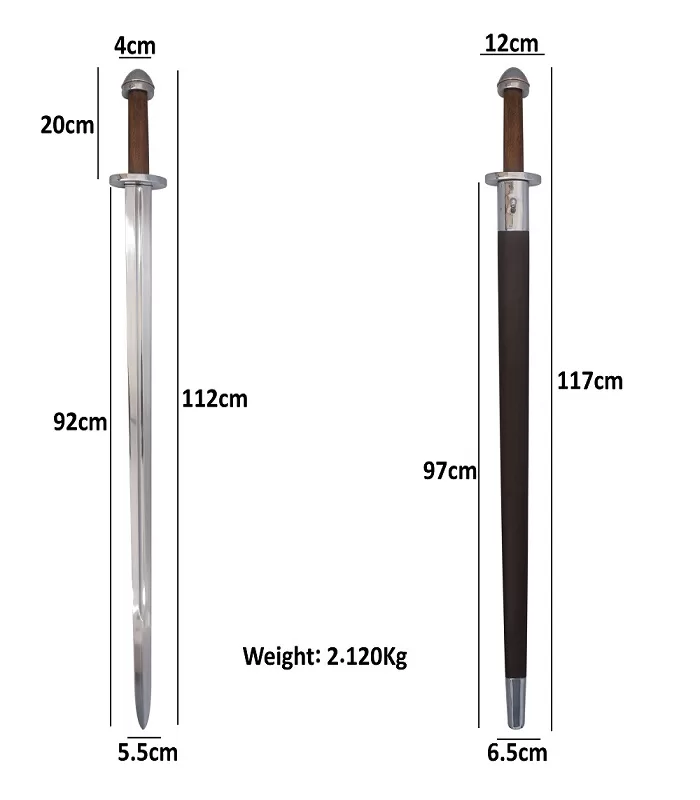 SD-62 Sword4 SD062 Danish Sword (36 inches blade) - Image 5