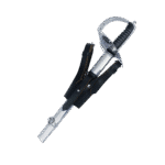 SD130 Indian Ceremonial Sword with Steel Scabbard - Image 6