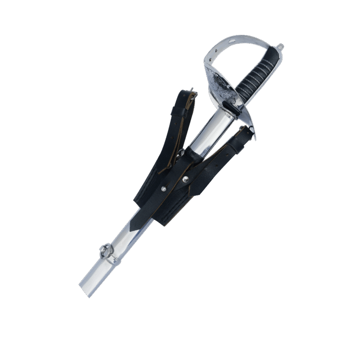 SD130 Indian Ceremonial Sword with Steel Scabbard - Image 6