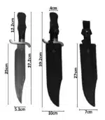 DM19 Hunting Knife in Damascus - Image 3