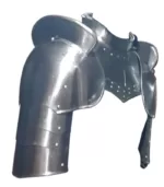 J98 Medieval Gorget with Pauldrons - Image 2