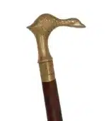 WS18 Brass Duck Handle Walking Stick - Image 3