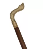 WS17 Brass Handle Indian Walking StickBrass Handle - Image 2