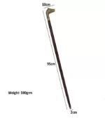 WS20 Antique Hourse Handle Walking Stick - Image 6