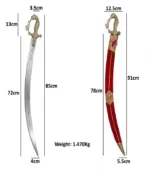 SD227 Indian Rajput Wedding Sword - Image 5