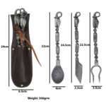 DS01 Medieval Inspired Outdoor Camping Dinnerware Utensil Set - Image 8