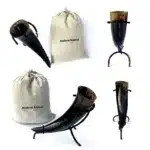 MRD02 Drinking Horn with Metal Stand - Image 6