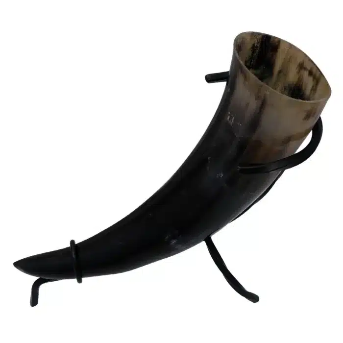 MRD02f Drinking Horn with Metal Stand MRD02 Drinking Horn with Metal Stand - Image 7