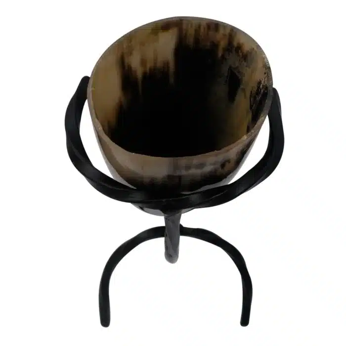 MRD02g Drinking Horn with Metal Stand MRD02 Drinking Horn with Metal Stand - Image 8