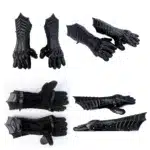 MRG01 Medieval Black Antique Finish Gauntlet (glove) - Image 7