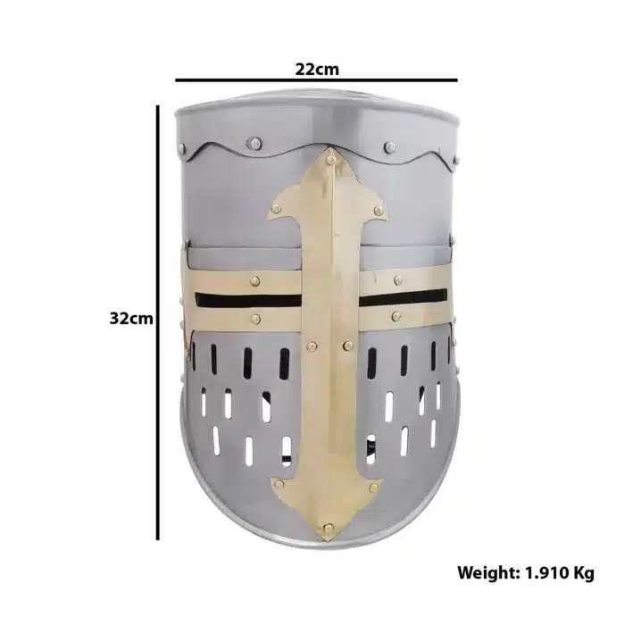 MRH01 Knighth Templar Crusader Helmet - Image 4