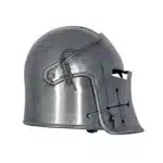 MRH02 Medieval Renaissance Detachavle Visor Barbuta Helmet - Image 2