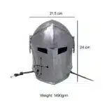MRH02 Medieval Renaissance Detachavle Visor Barbuta Helmet - Image 6