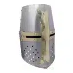 MRH03 Crusader Knight Helmet with Brass Cross - Image 10